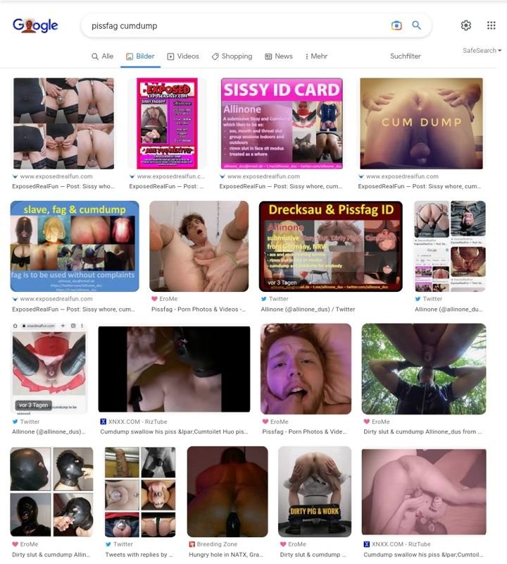 Dirty slut & cumdump Allinone_dus from Germany, NRW to be used #CBnUROAk